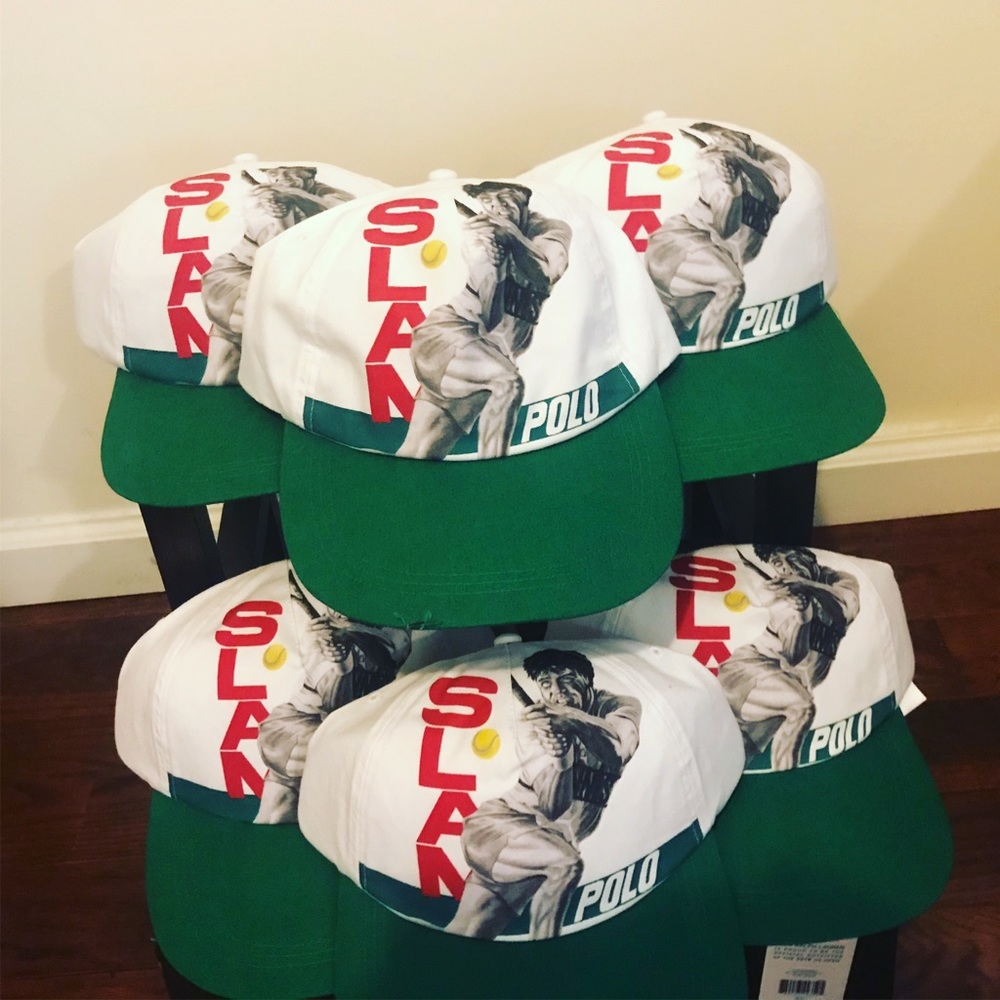 Ralph Lauren us open long bill slam hat Bnwt